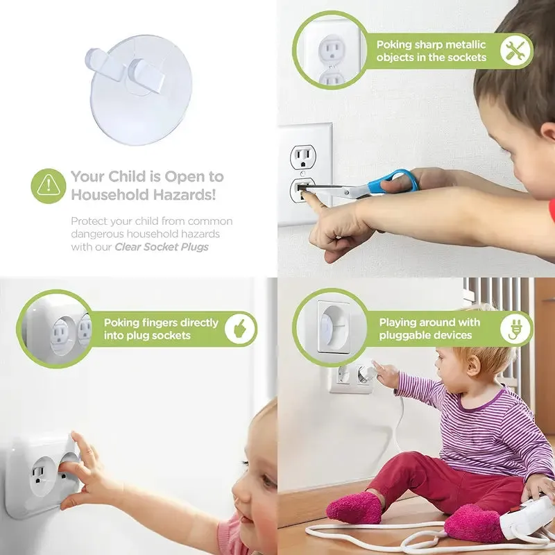 10pcs Child-Proof Outlet Cover Set