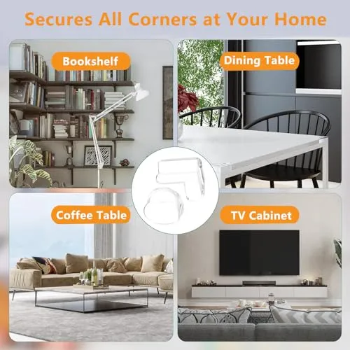 16 Pcs Corner Protector for Baby, Protectors Guards - Furniture Corner Guard & Edge Safety Bumpers Baby Safety