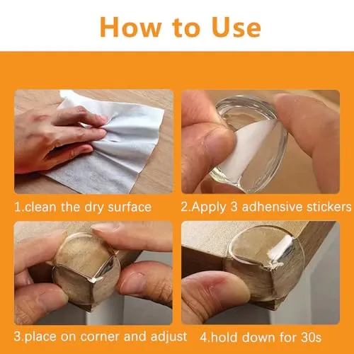 16 Pcs Corner Protector for Baby, Protectors Guards - Furniture Corner Guard & Edge Safety Bumpers Baby Safety