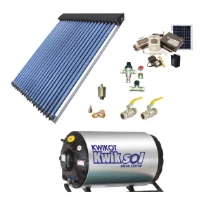 200L Complete Direct Pumped Split System Solar Water Heating Kit