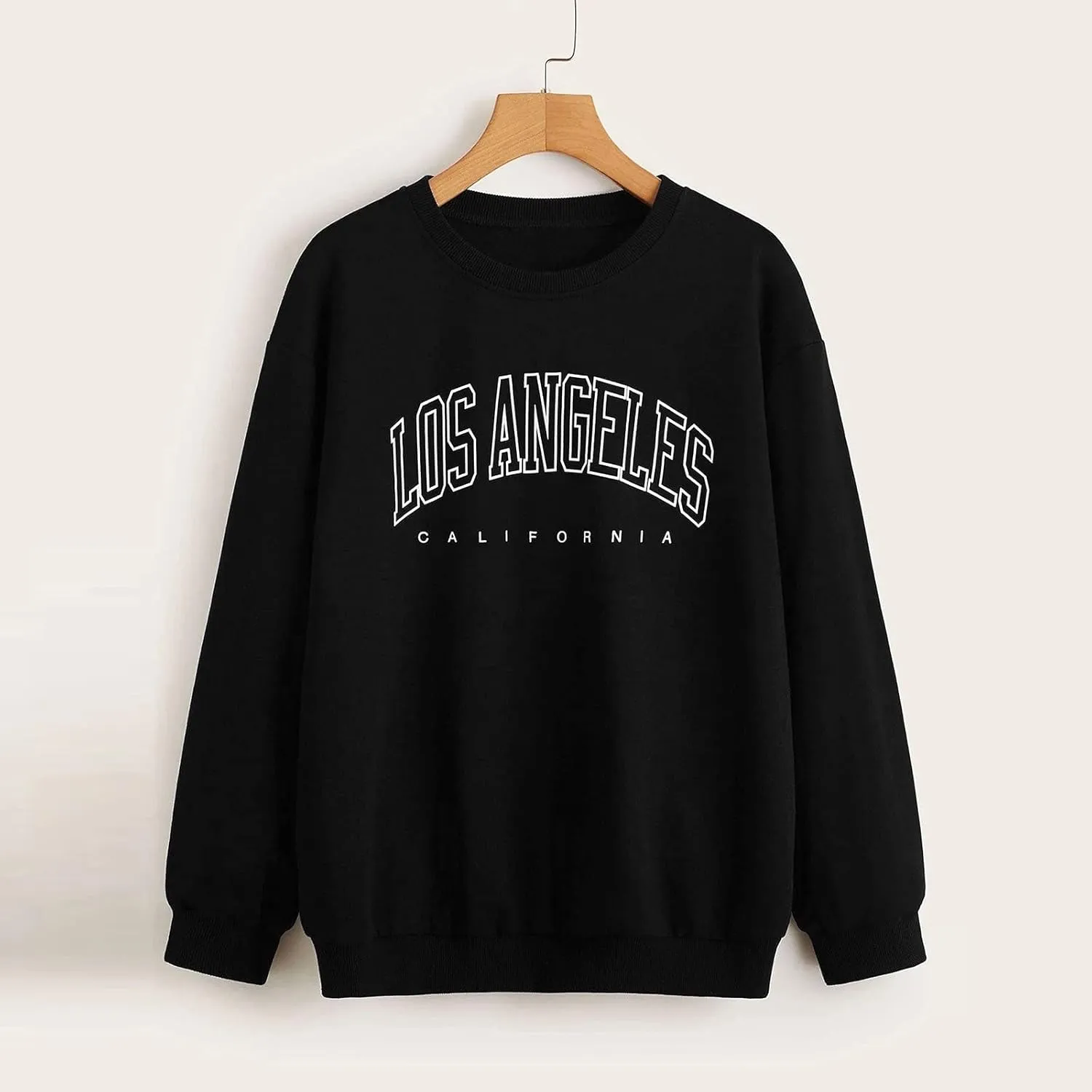 2024 Womens Oversized Sweatshirts Hoodies Fleece Crew Neck Pullover Sweaters Casual Comfy Fall Fashion Outfits
