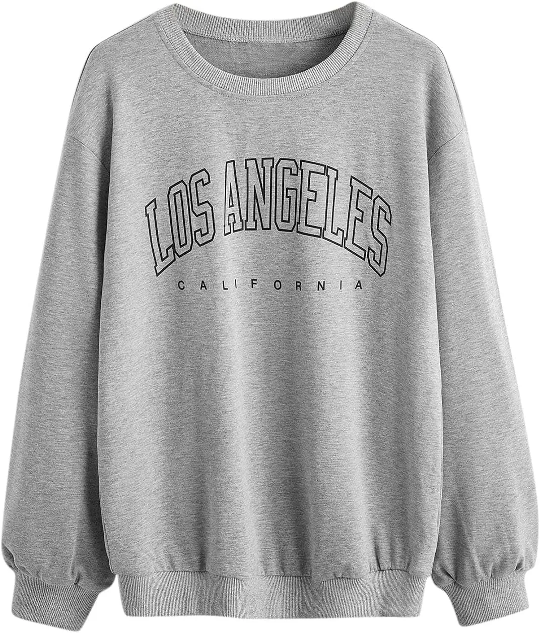 2024 Womens Oversized Sweatshirts Hoodies Fleece Crew Neck Pullover Sweaters Casual Comfy Fall Fashion Outfits