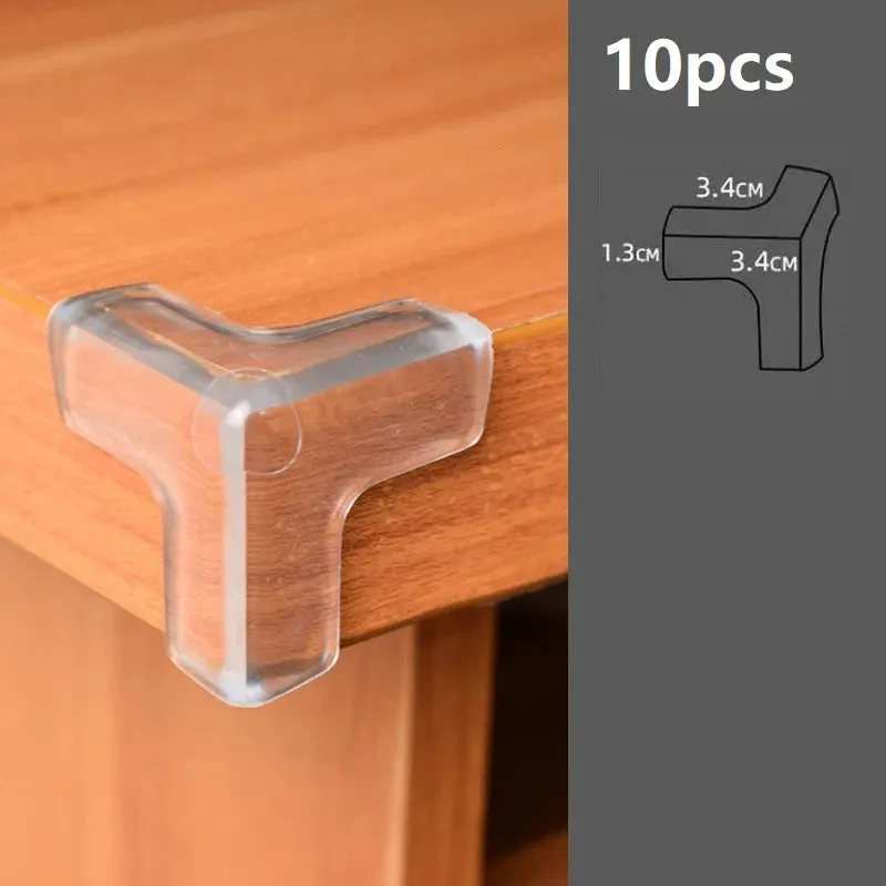 4/10pcs Children Baby Safety Silicone Corner Protectors