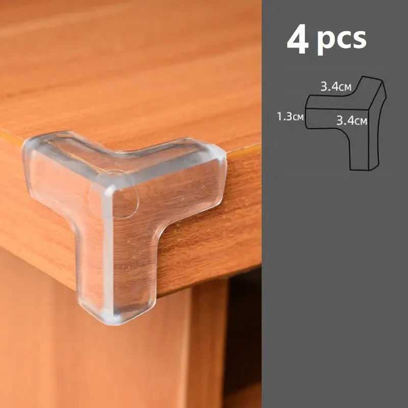 4/10pcs Children Baby Safety Silicone Corner Protectors