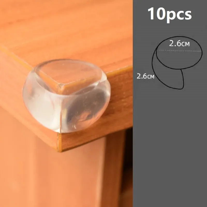 4/10pcs Children Baby Safety Silicone Corner Protectors