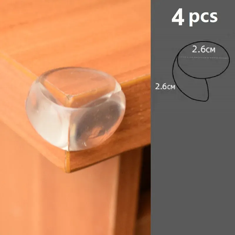 4/10pcs Children Baby Safety Silicone Corner Protectors