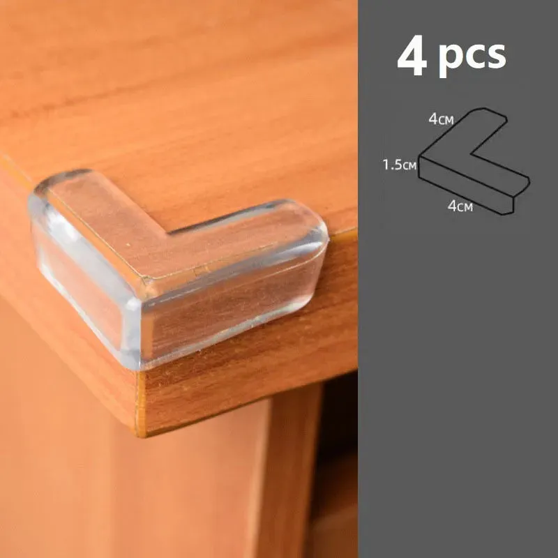 4/10pcs Children Baby Safety Silicone Corner Protectors