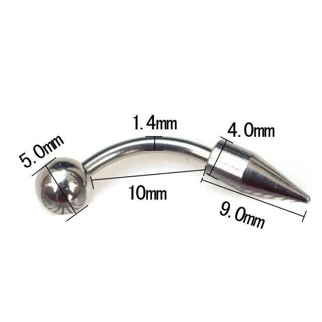 5pcs/10pcs Surgical Steel Belly Button Bars