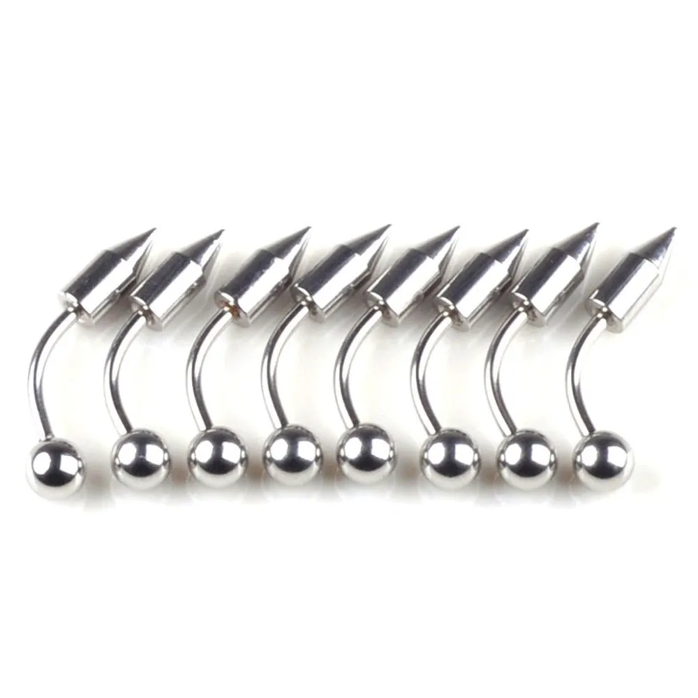 5pcs/10pcs Surgical Steel Belly Button Bars