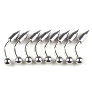 5pcs/10pcs Surgical Steel Belly Button Bars