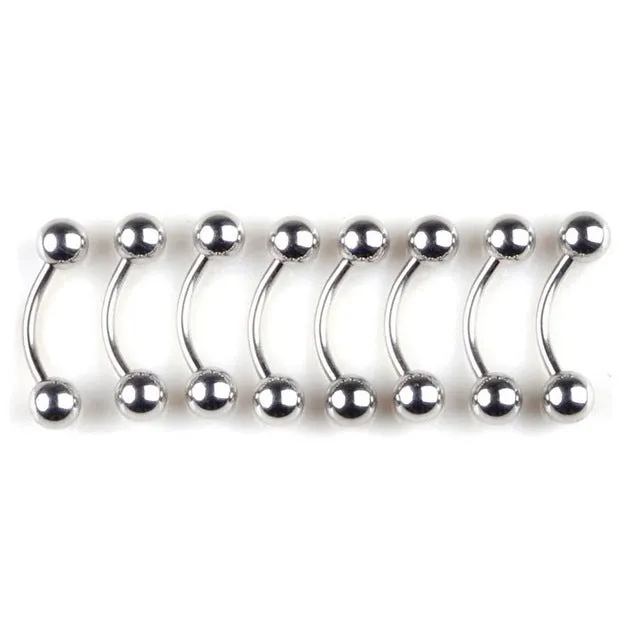 5pcs/10pcs Surgical Steel Belly Button Bars