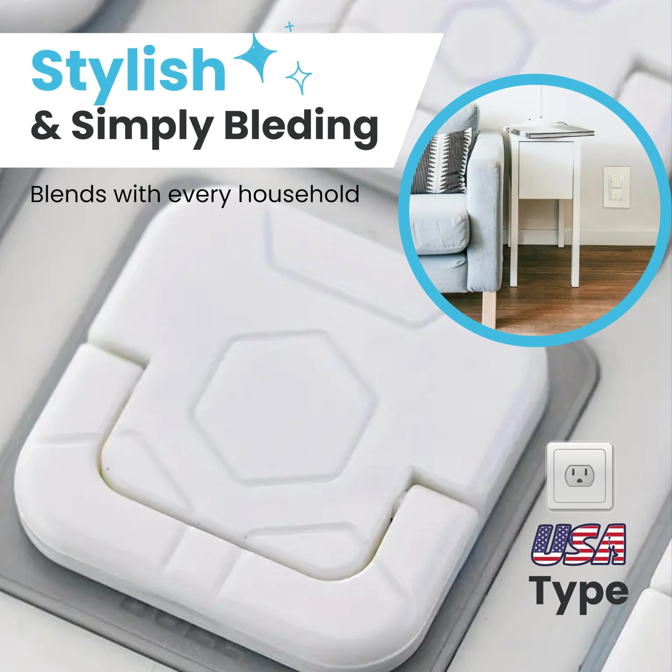 60 Pack Outlet Covers Baby Proofing with Pull Handle- Plug Covers Baby Proofing- White Baby Proof Outlet Covers 3 Prong Child Proof Outlet Cover- Shock Prevent Plug Protectors Baby Proof Plug Covers 60 Count