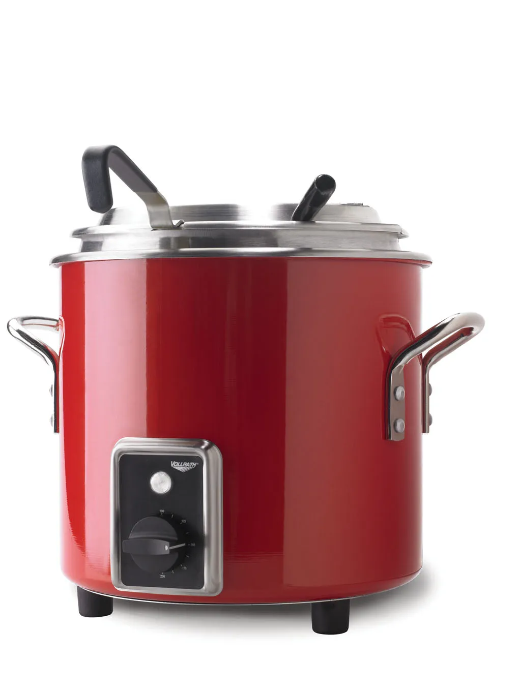 7-quart 120-volt retro stockpot rethermalizer in fire engine red
