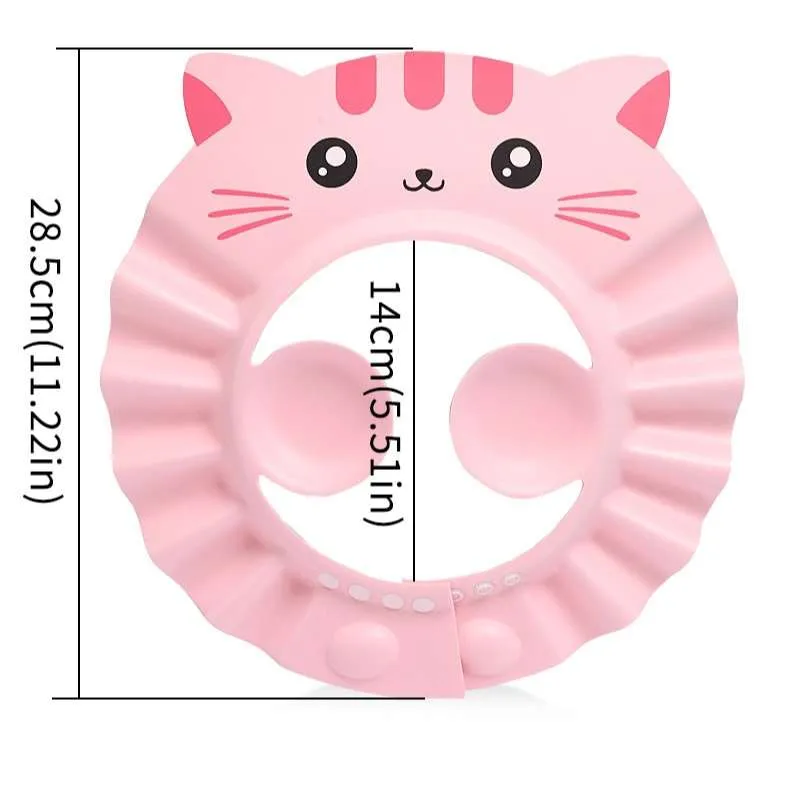 Adjustable Baby Shower Cap with Ear Protection