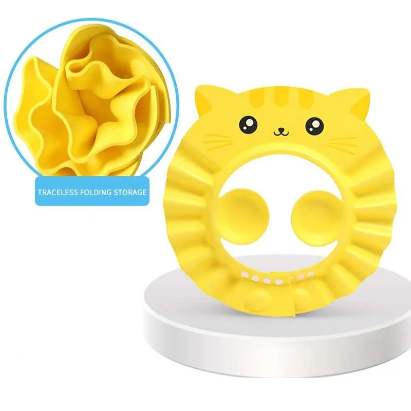 Adjustable Baby Shower Cap with Ear Protection