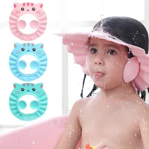 Adjustable Baby Shower Cap with Ear Protection