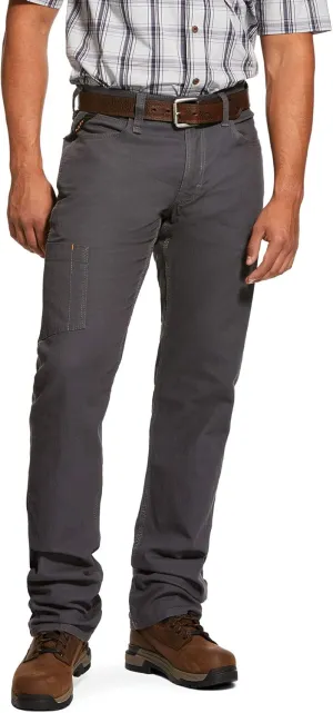 ARIAT Men's Rebar M4 Relaxed Durastretch Made Tough Stackable Straight Leg Pant