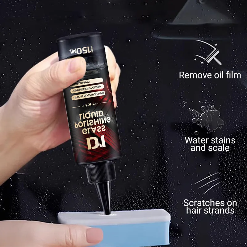 Auto Glass Scratch Care Polishing Fluid  Scratch-Free, Crystal-Clear Views! 