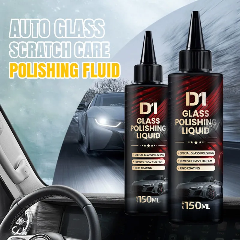 Auto Glass Scratch Care Polishing Fluid  Scratch-Free, Crystal-Clear Views! 