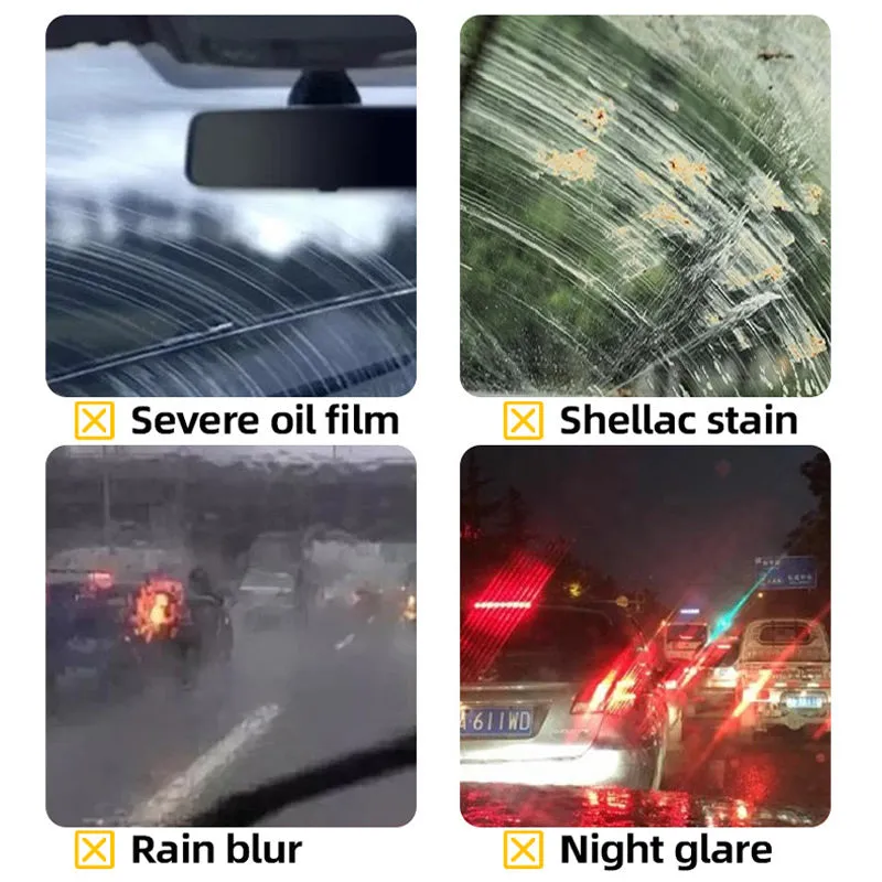 Auto Glass Scratch Care Polishing Fluid  Scratch-Free, Crystal-Clear Views! 