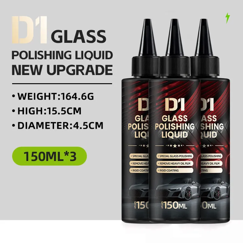 Auto Glass Scratch Care Polishing Fluid  Scratch-Free, Crystal-Clear Views! 