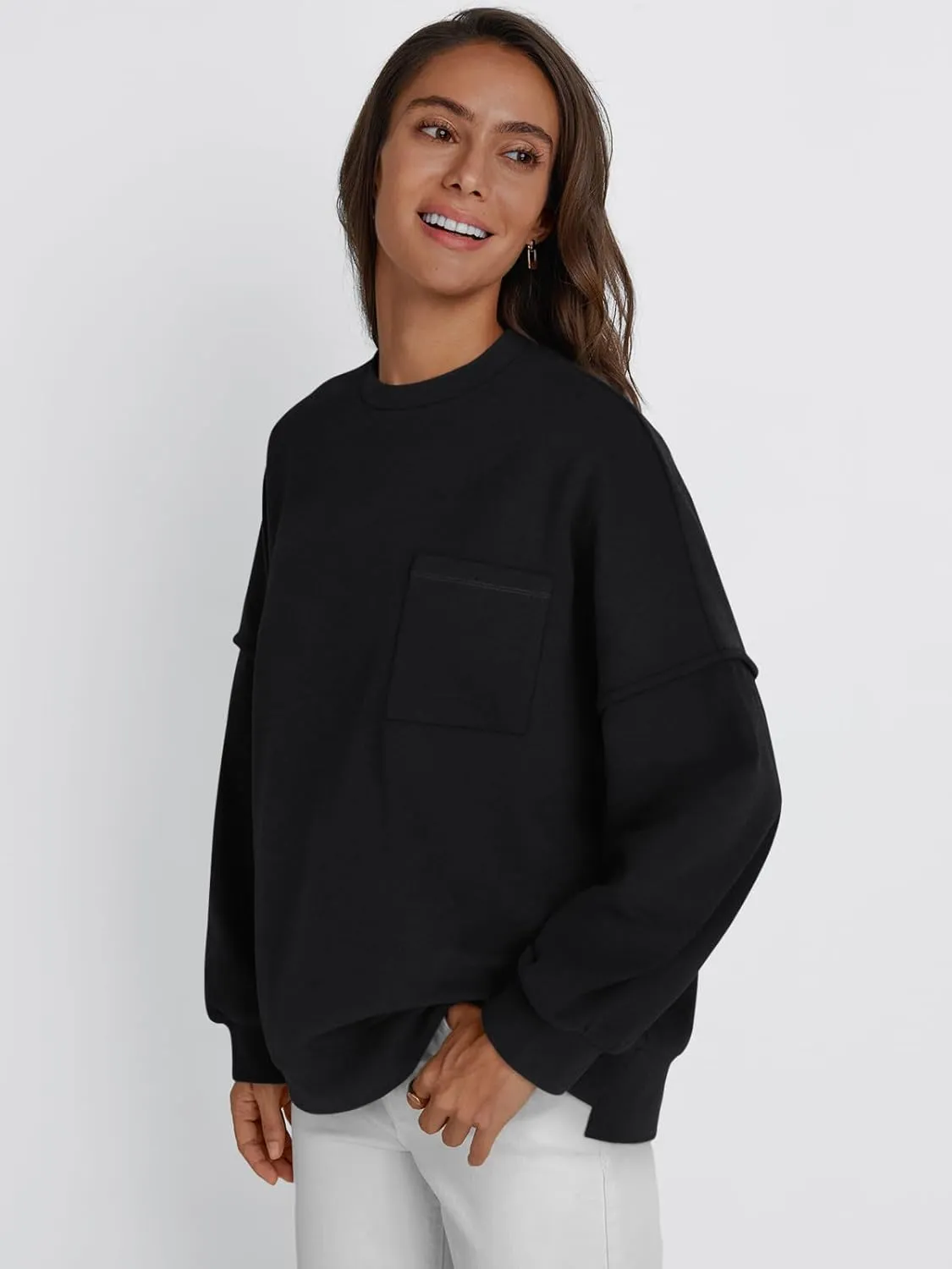 AUTOMET Womens Oversized Sweatshirts Long Sleeve Crewneck Shirts Comfy Sweaters Tops Fall Outfits Fashion Winter Clothes 2024