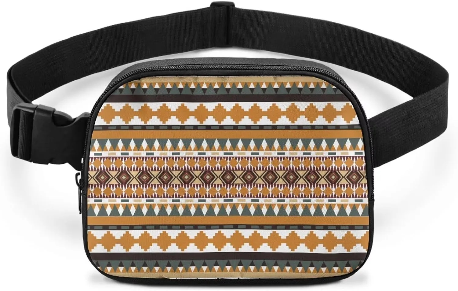 Aztec Fanny Packs for Women Fashion Waist Pack Fashion Practical Waist Bag with Zipper Closure for Women Travel Sports Cycling Workout Nice Birthday Gifts for Lover Cell Phone Bag