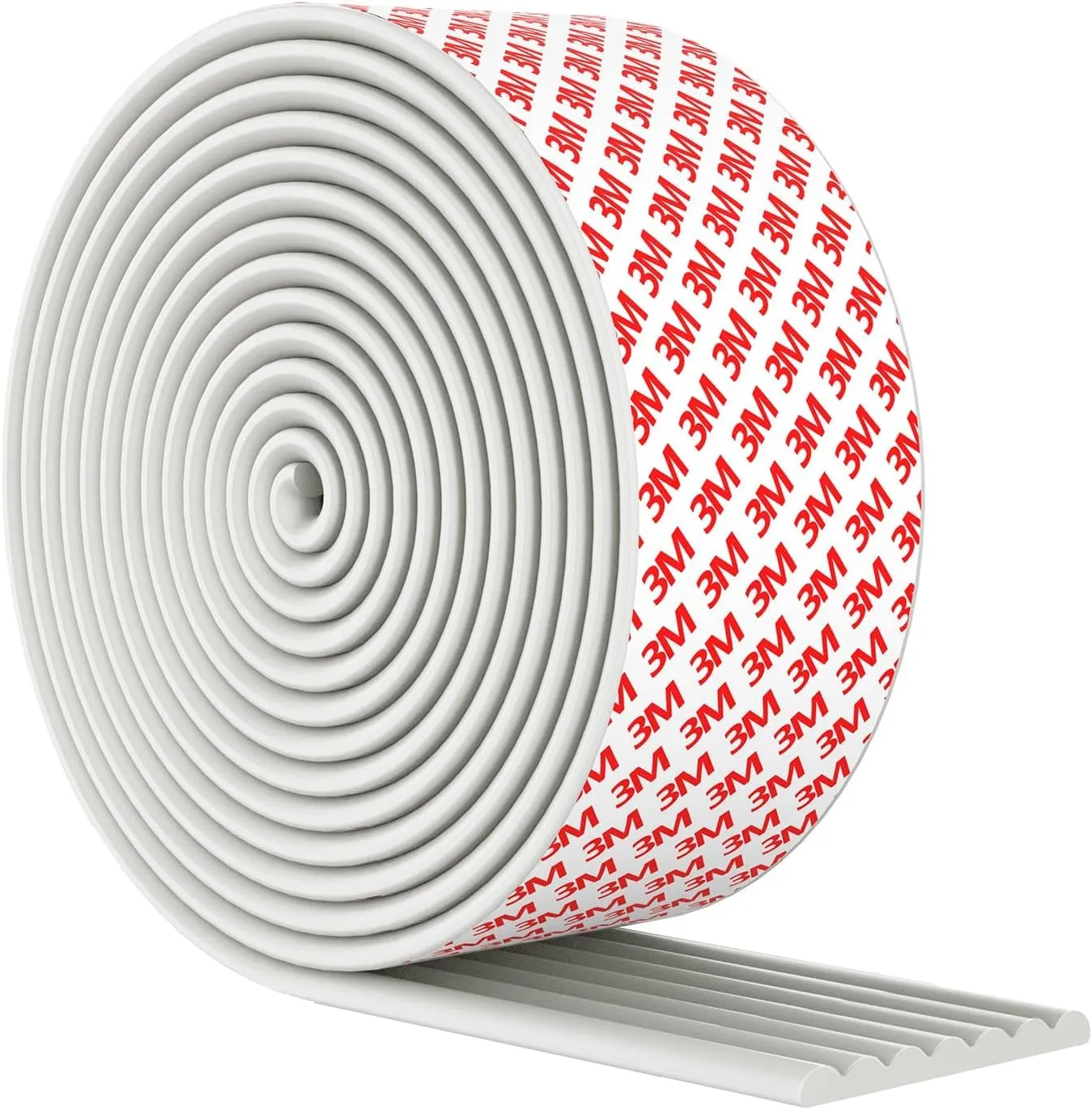 Baby Proofing 16.4ft Extra-Wide Edge Protectors for Baby with 3M Strong Adhesive Double Sided Tape, Sharp Edge & Corner Safety Guards Furniture Bumper for Table, Furniture, Fireplace, White