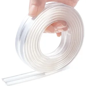 Baby Proofing, Corner Protectors Baby Baby Proof Corners and Edges, Edge Protector Strip Clear, Silicone Soft Corner Guards with 1MM Pre-Taped Strong Adhesive 6.6FT-10MM