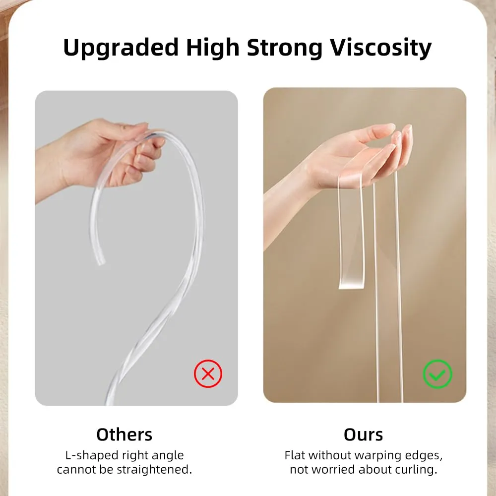 Baby Proofing Edge Protector for Kid Clear Edge Protector Strip Safety Corner Guards Child Proof Corner Bumper for Furniture 1.2in x 9.84ft 1.2" x 9.84'(thk: 1mm)