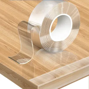 Baby Proofing Edge Protector for Kid Clear Edge Protector Strip Safety Corner Guards Child Proof Corner Bumper for Furniture 1.2in x 9.84ft 1.2" x 9.84'(thk: 1mm)