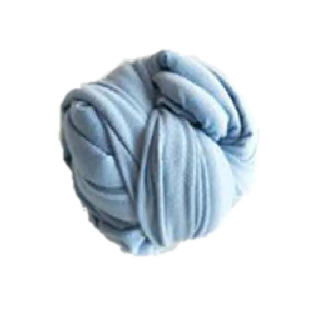 Babymoon Jersey Stretchable Baby Photography Shoot Wrap Cloth With Hairband - Light Blue