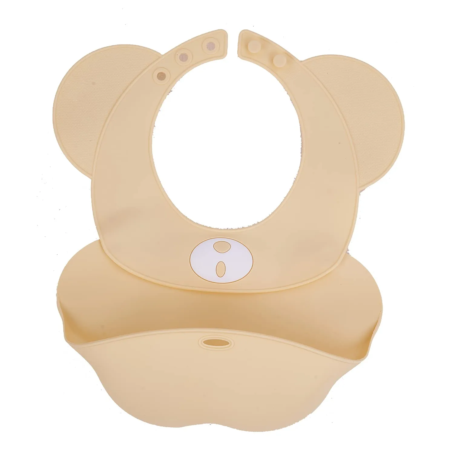 BAYBEE Silicone Baby Bib, BPA Free Soft, Durable & Adjustable Food Grade Bibs for Baby Feeding