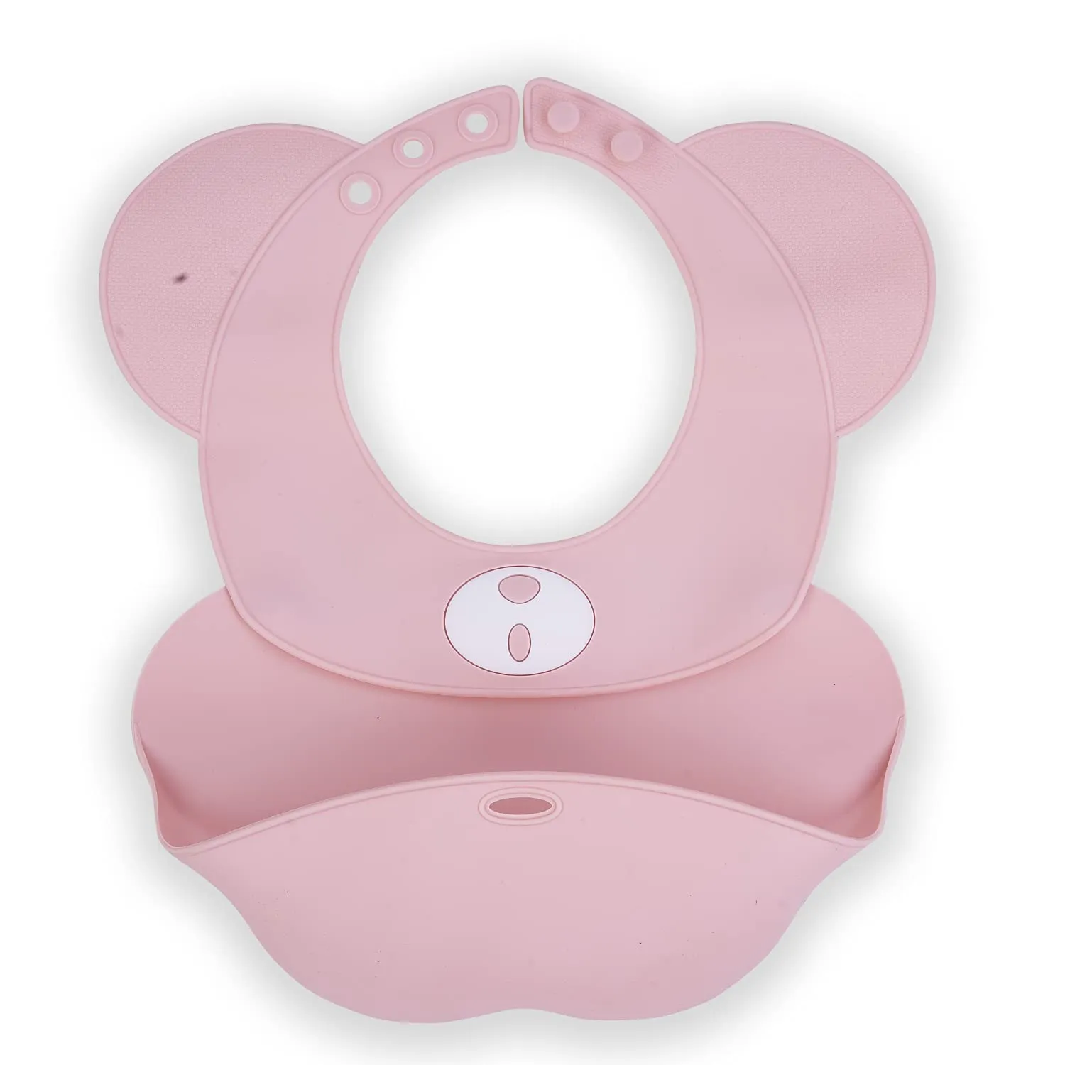 BAYBEE Silicone Baby Bib, BPA Free Soft, Durable & Adjustable Food Grade Bibs for Baby Feeding