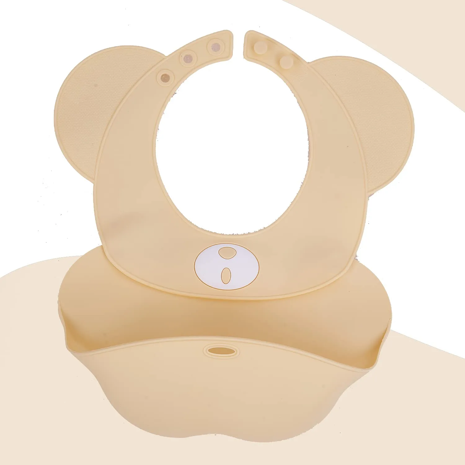 BAYBEE Silicone Baby Bib, BPA Free Soft, Durable & Adjustable Food Grade Bibs for Baby Feeding