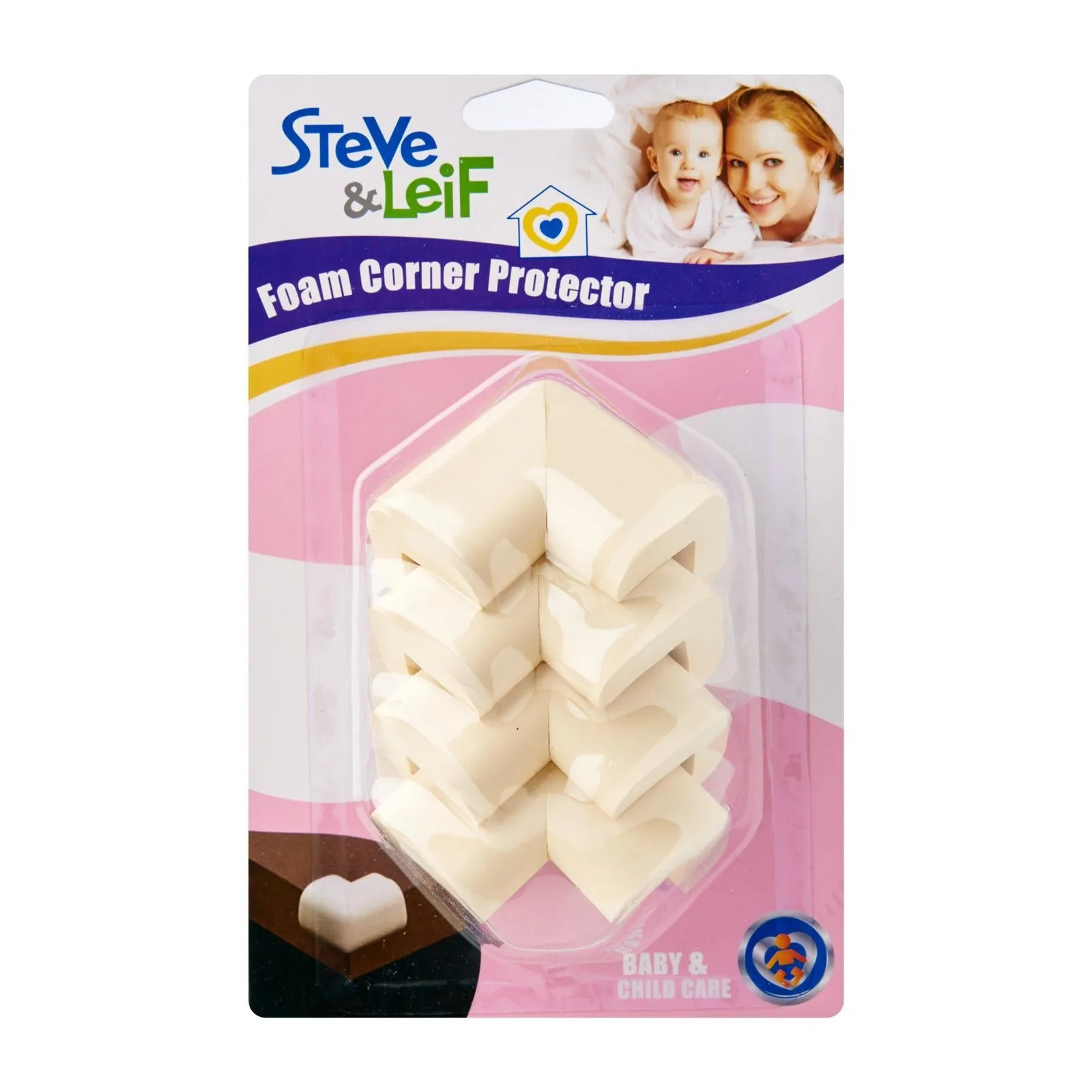 Beige Foam Corner Protector (4pcs)