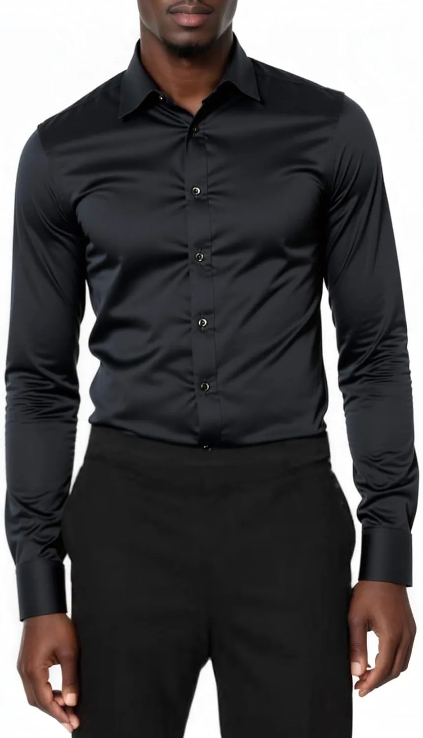 Beninos Men's Dress Shirts Casual Long Sleeve Button Down Shirt