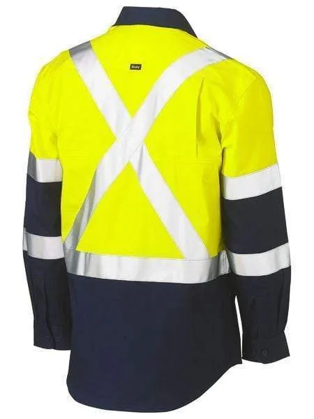 Bisley 3m X Taped Hi Vis Cool Lightweight Shirt BS6696XT
