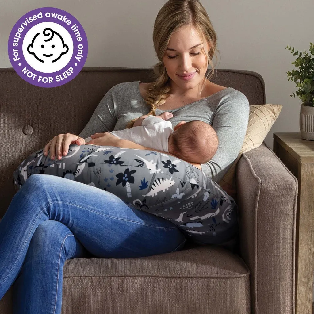 Boppy Original Support Nursing Pillow - Gray Dinosaurs