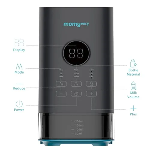 Bottle Warmer, Fast Baby Bottle Warmer with Accurate Display Timer, Milk Warmer for Breastmilk, Temperature Control 24H Keep Warm and Auto Shutoff (Blue)