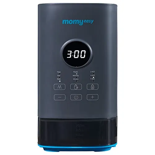Bottle Warmer, Fast Baby Bottle Warmer with Accurate Display Timer, Milk Warmer for Breastmilk, Temperature Control 24H Keep Warm and Auto Shutoff (Blue)
