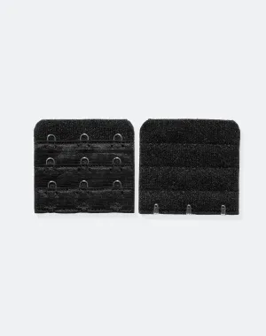 Bra Extender 3 Hook Black