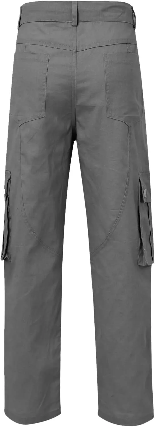 Cargo Pants for Men Big and Tall Relaxed Fit Open Bottom Straight Sweatpants Casual Jogging Athletic Hiking Pants Streetwear