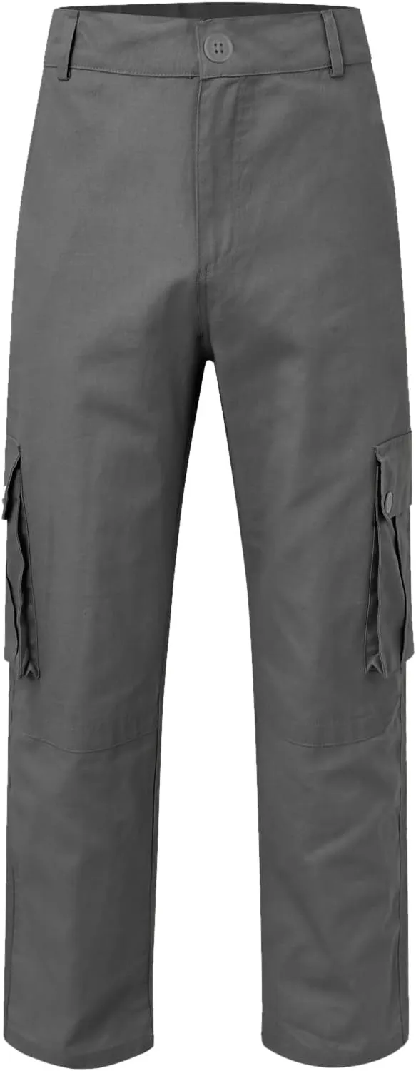 Cargo Pants for Men Big and Tall Relaxed Fit Open Bottom Straight Sweatpants Casual Jogging Athletic Hiking Pants Streetwear