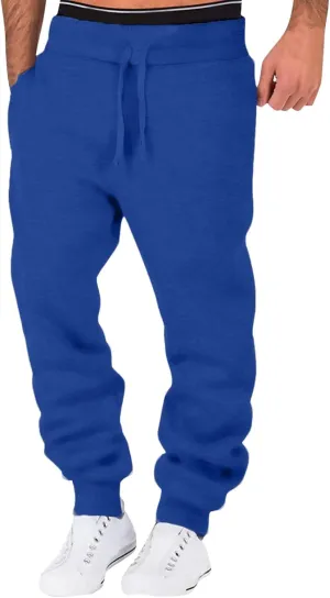 Cargo Pants for Men Relaxed Fit & Winter Pants for Men Drawstring Cargo Flat Front Straight Fit Pants Outdoor Sports