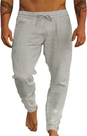Cargo Pants for Men Relaxed Fit Big and Tall Casual Jogger Sweatpants Cargo Pants for Men Men's Work Lined Sweatpants