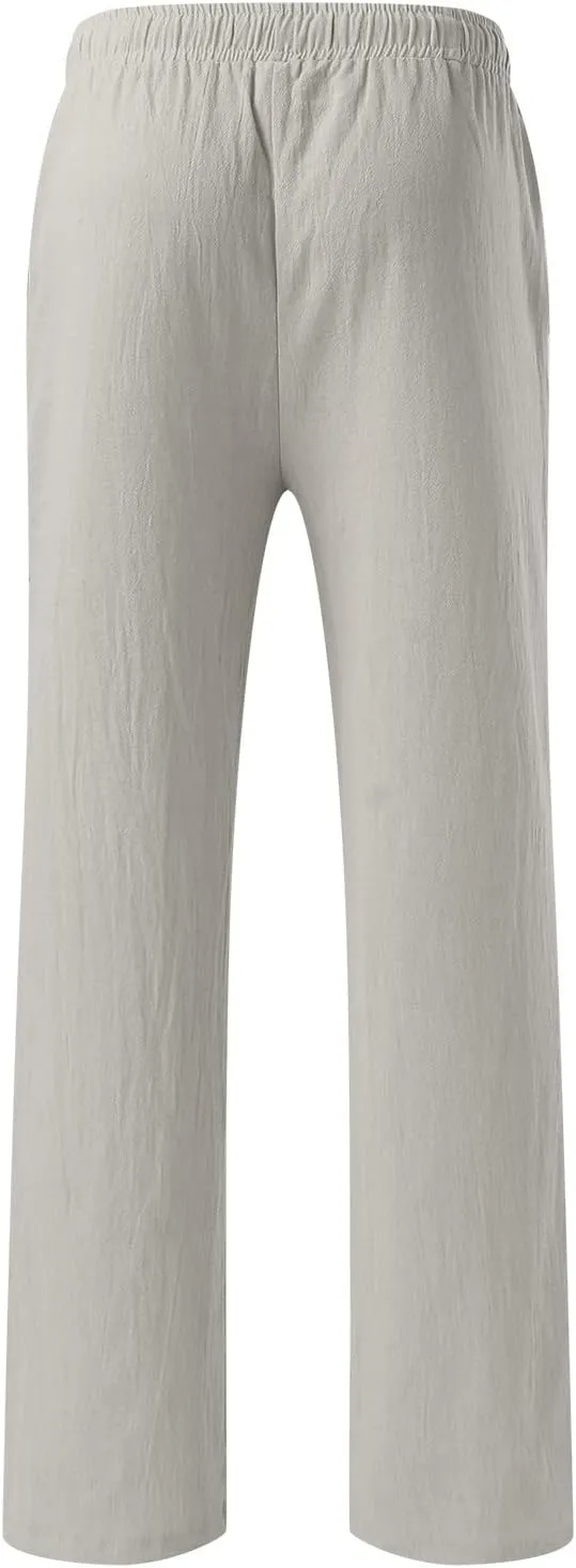 Cargo Pants for Men Relaxed Fit Big and Tall Casual Jogger Sweatpants Cargo Pants for Men Men's Work Lined Sweatpants