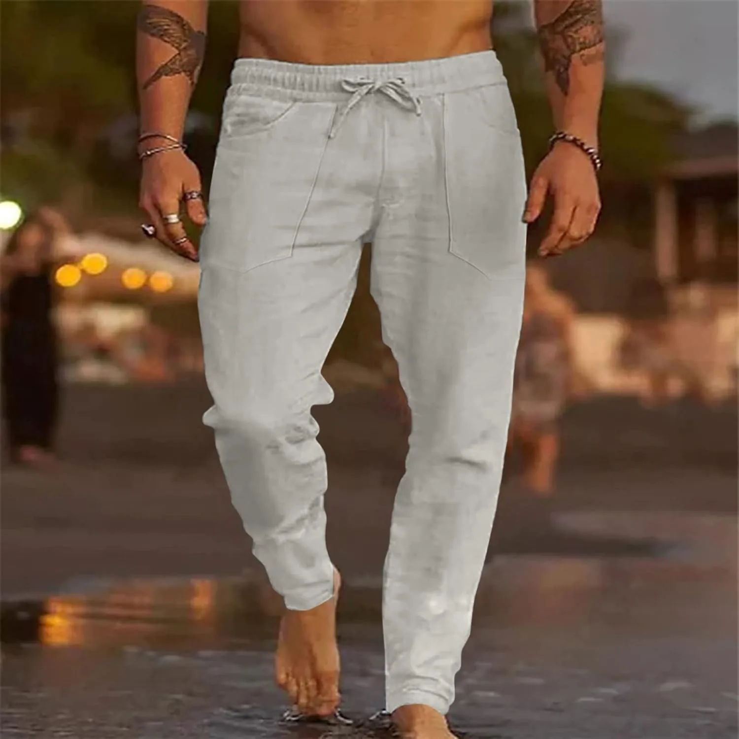 Cargo Pants for Men Relaxed Fit Big and Tall Casual Jogger Sweatpants Cargo Pants for Men Men's Work Lined Sweatpants