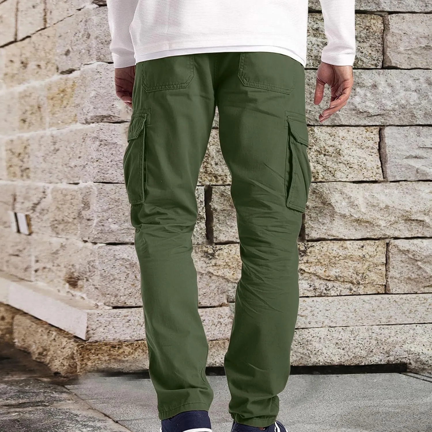 Cargo Pants for Men Relaxed Fit Mens Cargo Pants Men's Cargo Pants Summer Lightweight Joggers Sweatpants with Pokcets