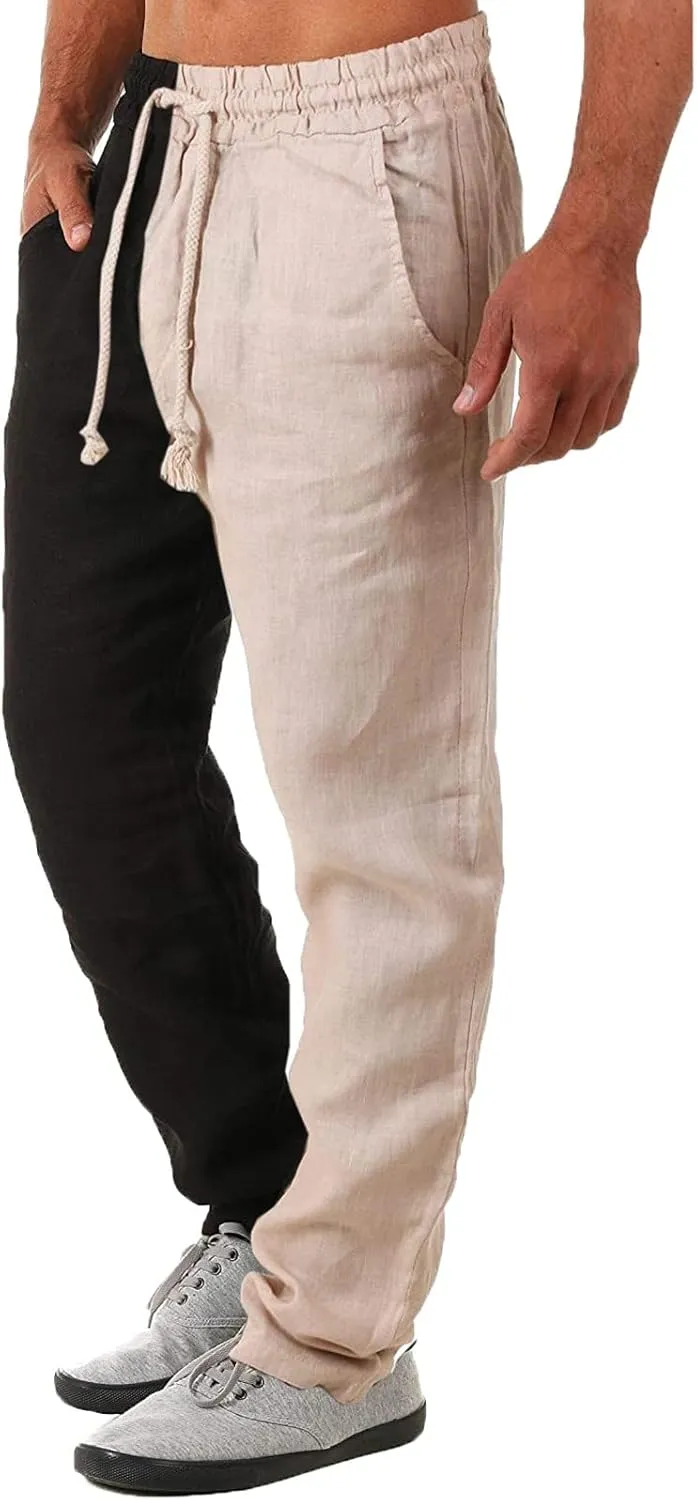 Cargo Pants for Men Relaxed Fit Pants Thin Straight Leg Trousers Lightweight Multi-Pocket Men's Casual Cargo Pants